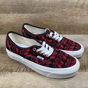 VANS x Moon Eyes 44 DX Anaheim Factory Moon Equipped Vault Red M's 5.5 W's 7 NEW